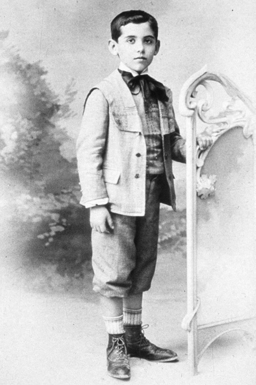 Federico García Lorca a los seis años, hacia 1904