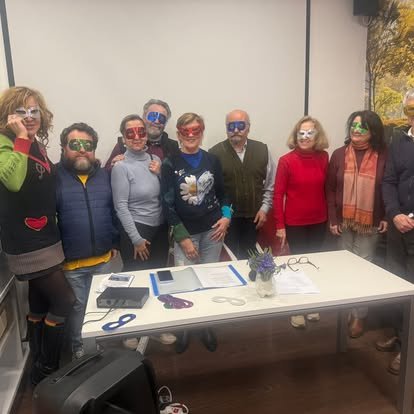 Foto de grupo tras un recital